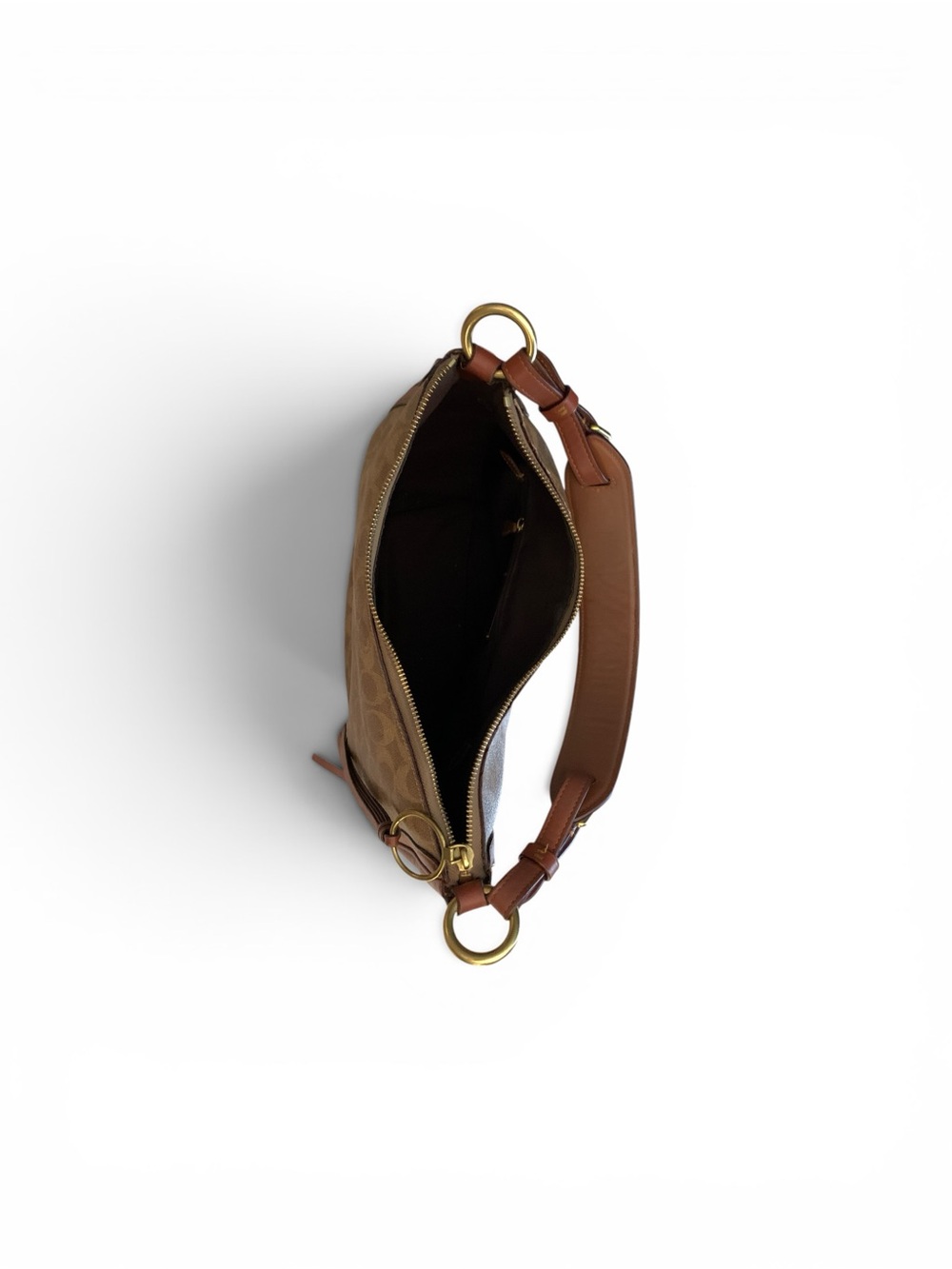 COACH Sutton Signature Canvas Hobo - Picture 4 of 9